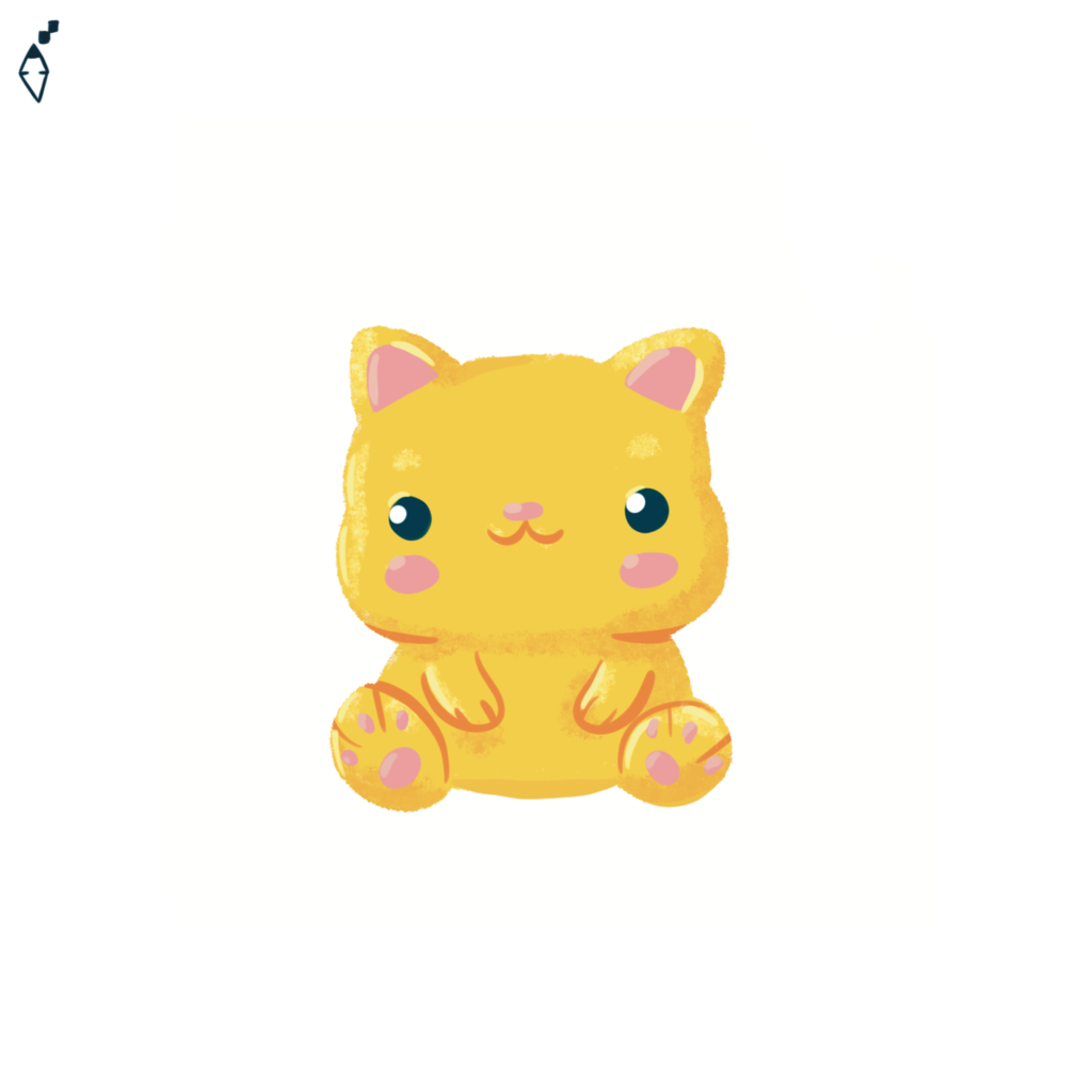 sweet yellow cat