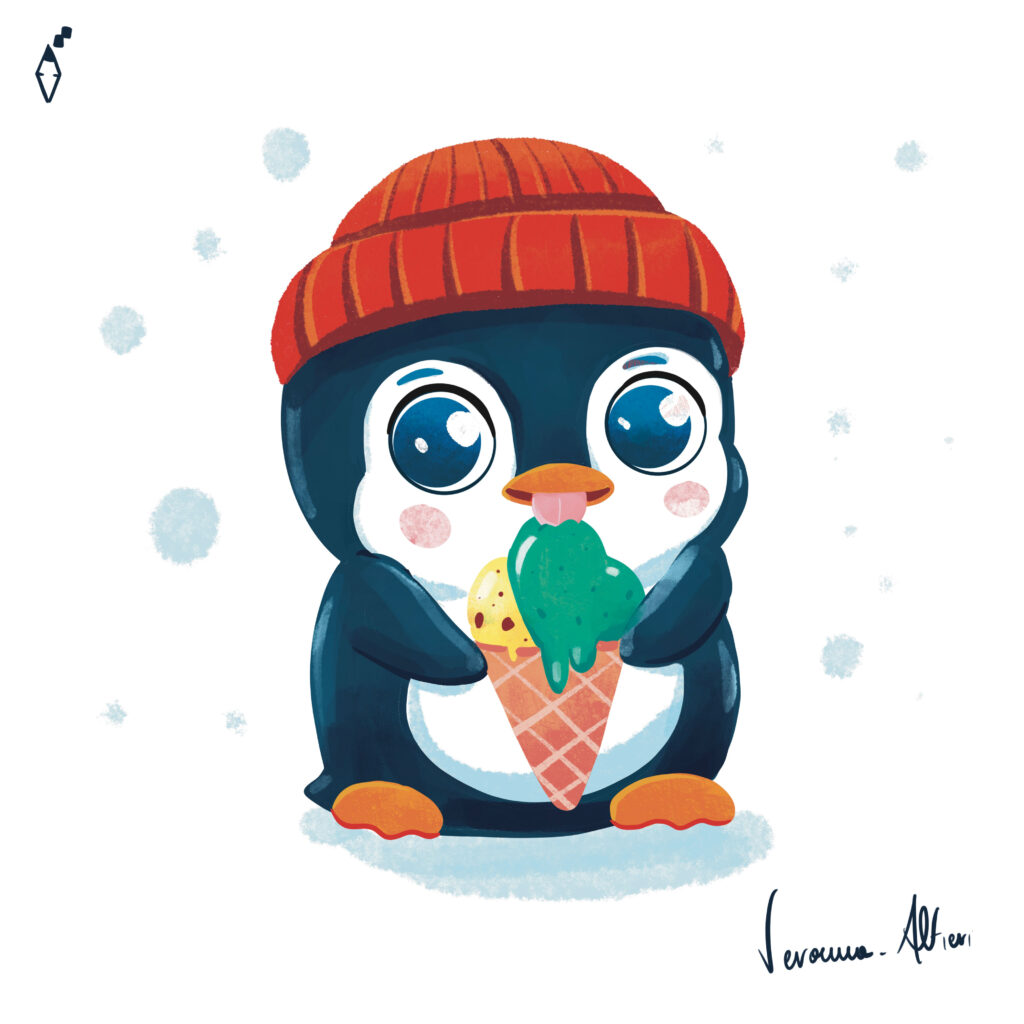 penguin ice cream